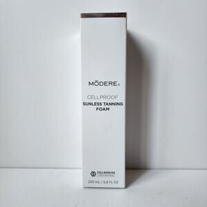 Modere Cellproof Sunless Tanning Foam Self Tanner 6.8 oz New In Box Exp 11/23